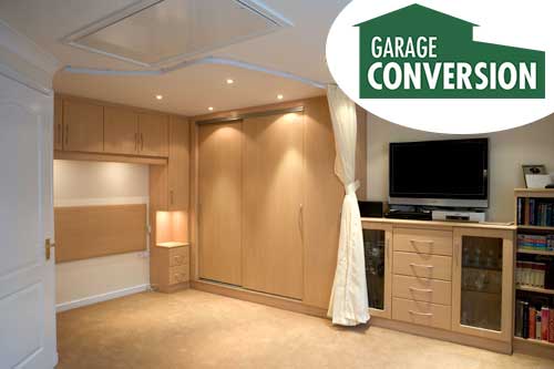 Convert your garage into an extra bedroom